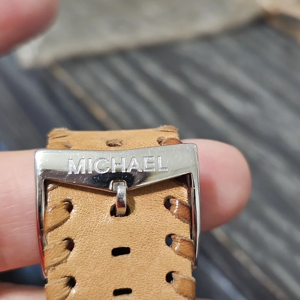 Michael Kors Ladies Leatger Watch